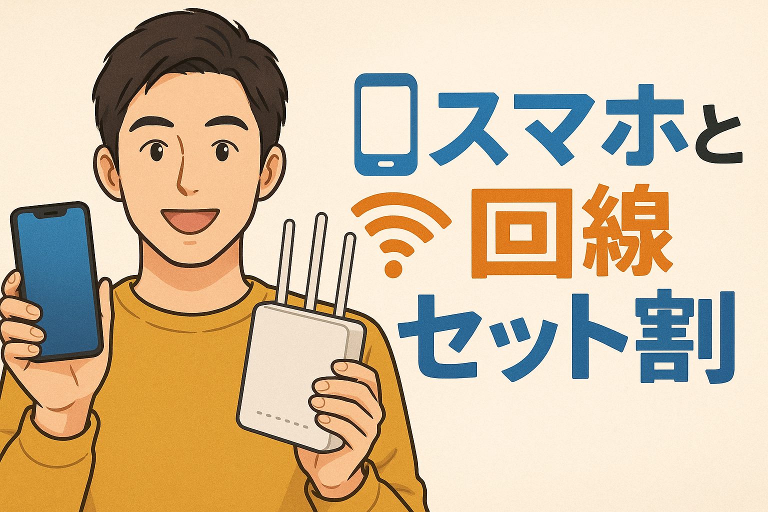 スマホと回線セット割