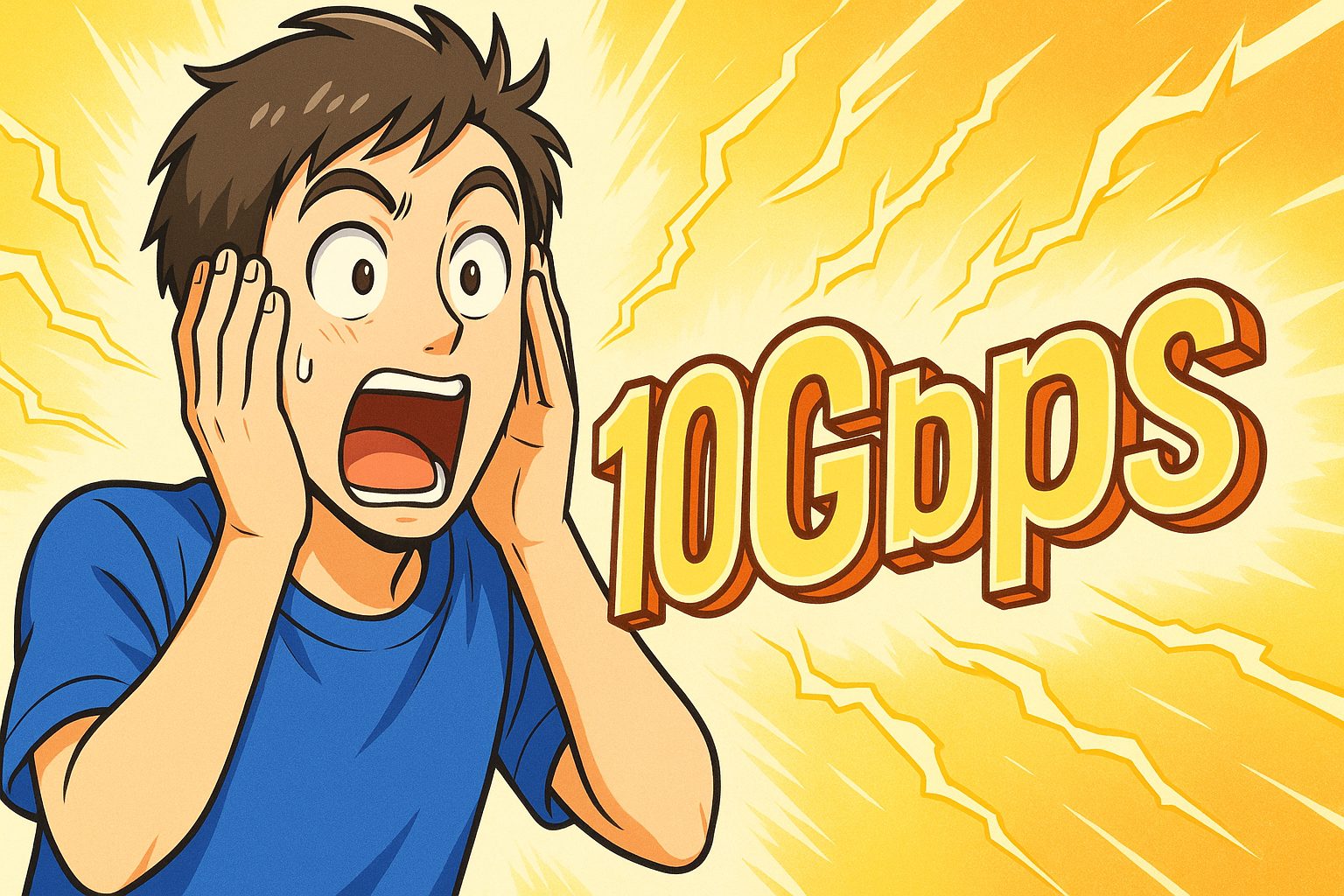 10Gbpsの速度体験