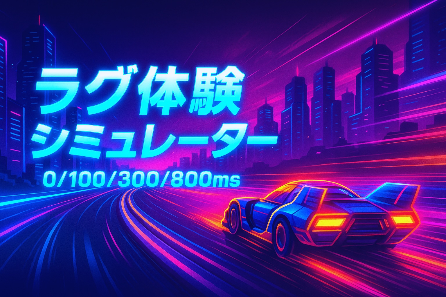 ラグ体験シミュレーター